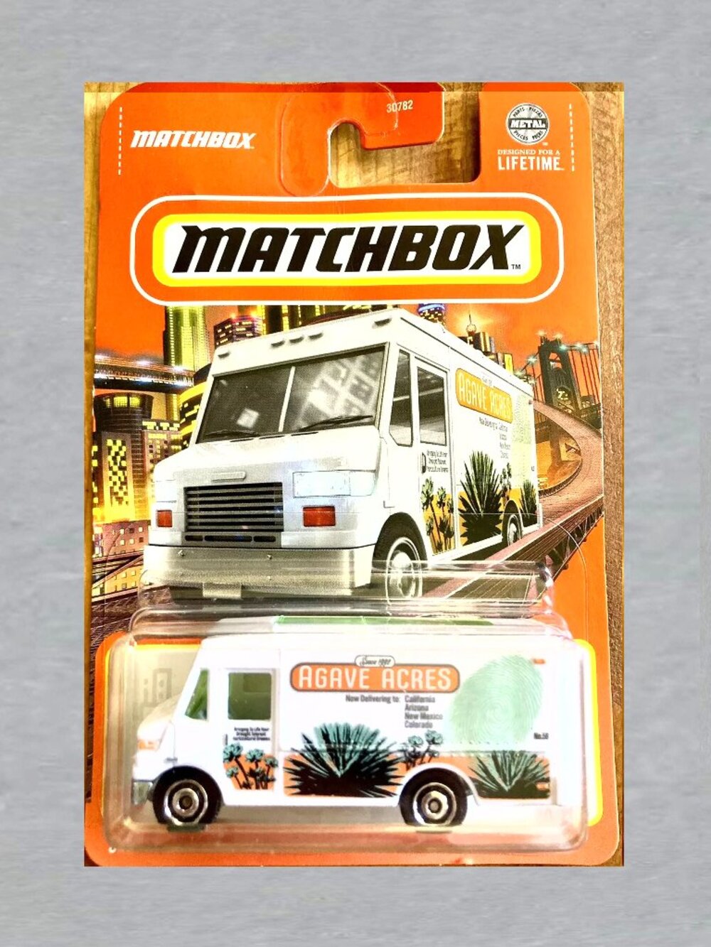 Matchbox Agave Acres Express Delivery WHITE
